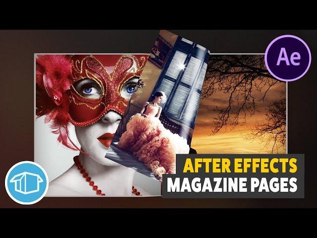 Magazine Page flip Tutorial for Adobe After Effects