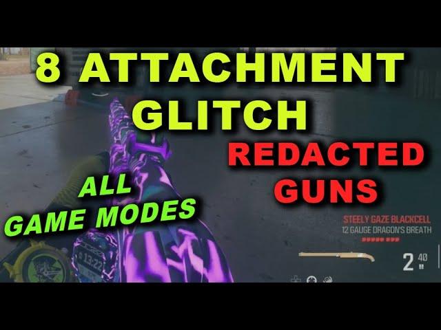 10 ATTACHMENTS ON 1 GUN WORKING INGAME ... MW3 GLITCH ... WARZONE 10 ATTACHMENT GUN GLITCH.