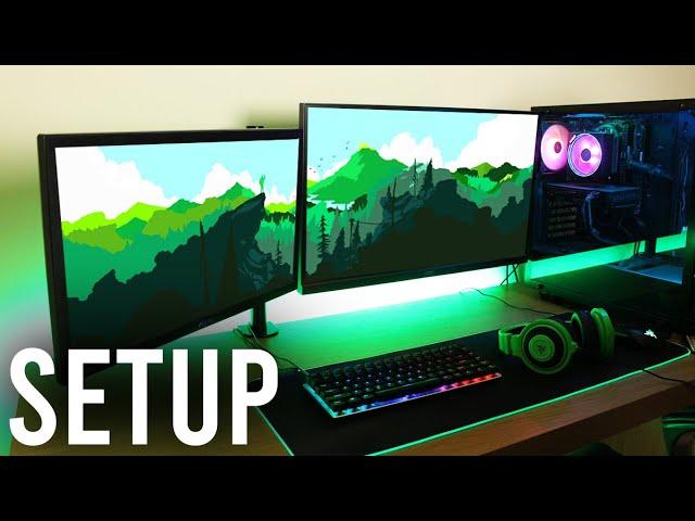 How To Setup Dual Monitor Wallpaper (Span Across) - Full Guide