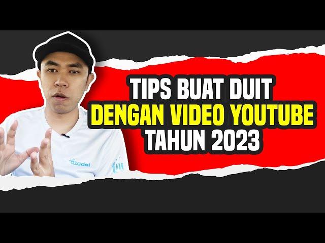 WAJIB Tahu Tips ni Kalau Nak Buat Duit Dengan Youtube Tahun 2023!