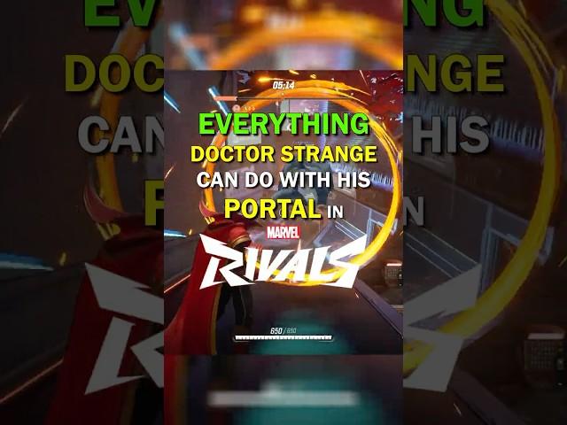 Everything Dr Strange Can do with his Portal in Marvel Rivals  #marvelrivals #gaming #marvelgames