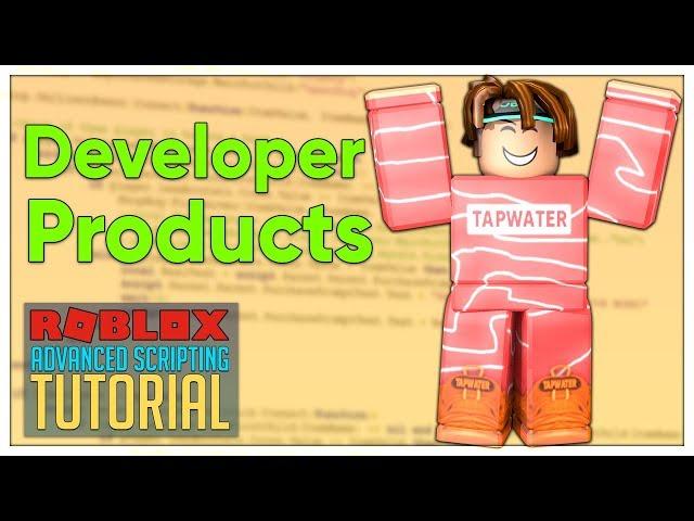 Advanced Roblox Scripting Tutorial #16 - Developer Products | MarketplaceService (2019)