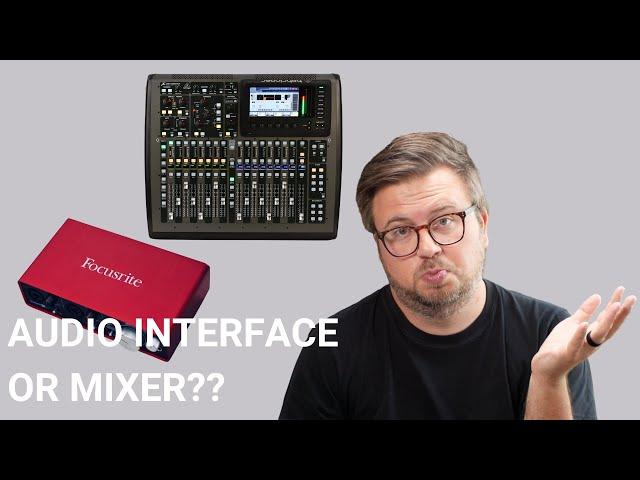 Audio Interface vs. Mixer [A Simple Way To Know Which You Need]