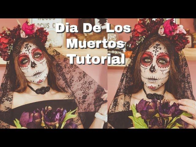 Halloween Makeup Tutorial | Dia De Los Muertos (Day of the Dead) Look Using Clean Beauty (2019)