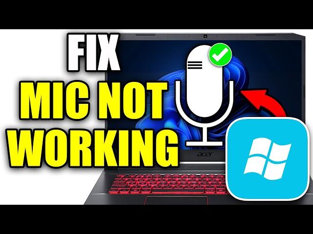 How To Fix Mic Not Working On PC - Easy Guide