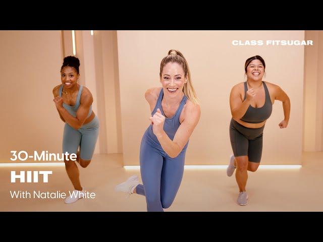 30-Minute HIIT Cardio Workout With Natalie White | POPSUGAR FITNESS