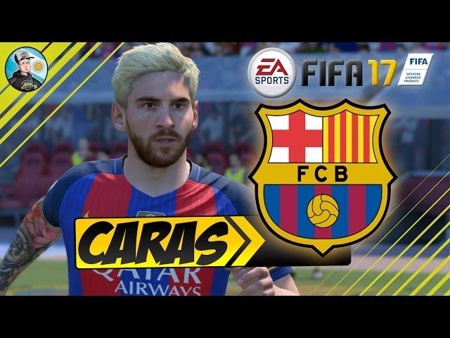 FIFA 17 FC Barcelona Player Faces / Caras