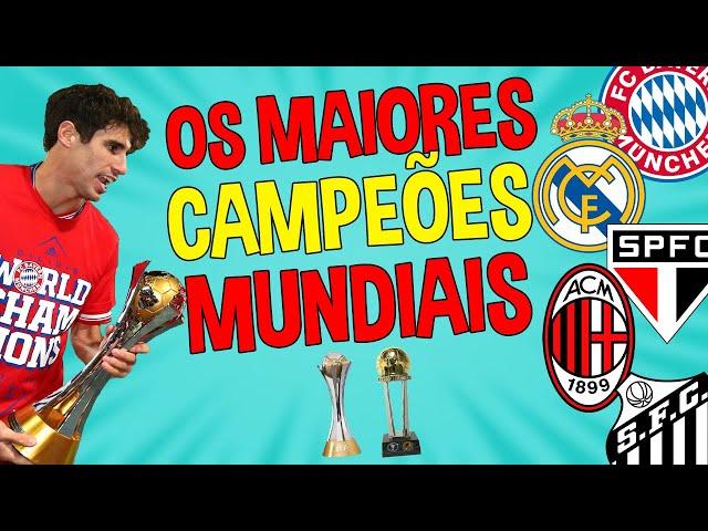 Veja quais são os MAIORES CAMPEÕES MUNDIAIS!!