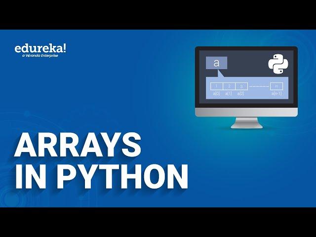 Arrays In Python | Python Array Operations | Python Tutorial For Beginners  | Edureka Rewind