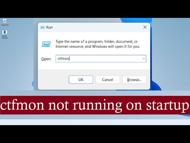 ctfmon not Running on Startup (Permanent Fix) Windows 11 & 10 | Windows Search bar not Working