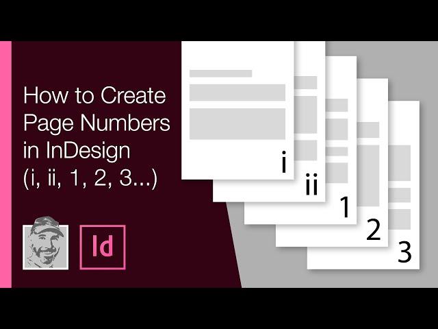 How to Create Page Numbers in InDesign (i, ii, 1, 2, 3)