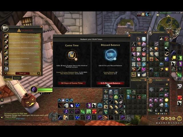 What it looks like to buy a WoW token | WoW Dragonflight