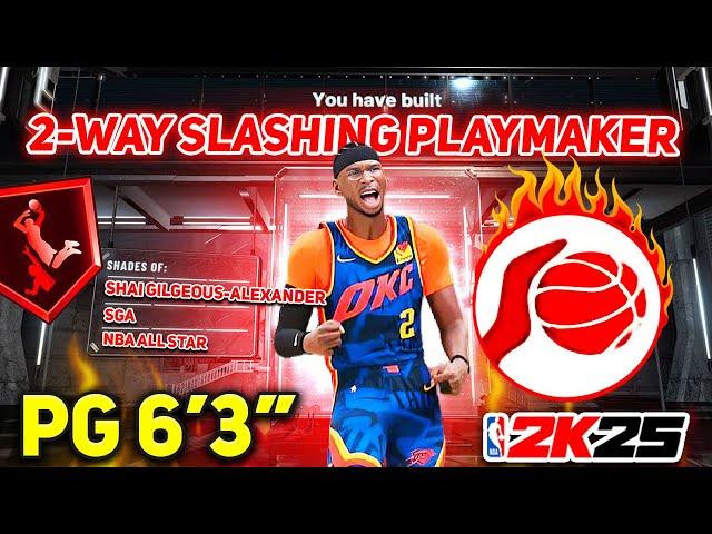 How To Make a ‘2-WAY SLASHING PLAYMAKER’ Build in NBA 2K25! The Best Dual-Threat Guard! Vol. 58