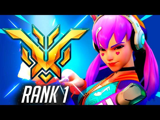 KSAA RANK 1 TANK MAIN - DVA GAMEPLAY! [ OVERWATCH 2 SEASON 2 TOP 500 ]