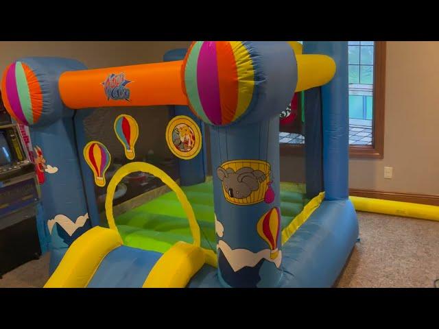 Review of ACTION AIR Bounce House, Inflatable Bouncer with Air Blower, Jumping Castle with Slide