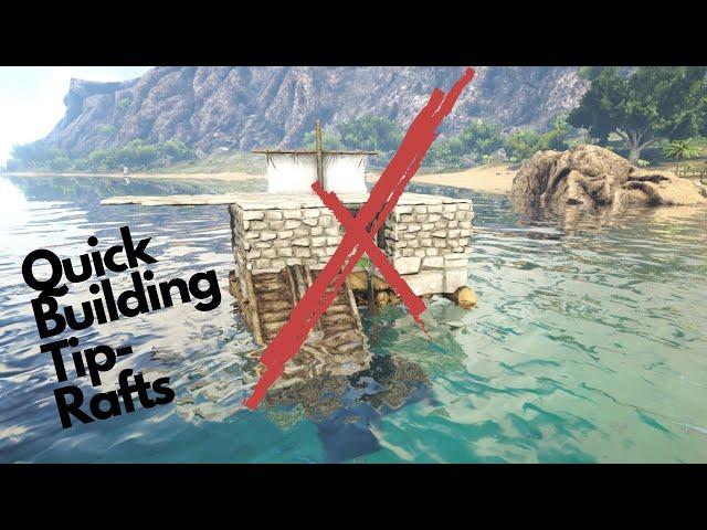 Quick pro-tip on raft building! | Ark: Survival Evolved