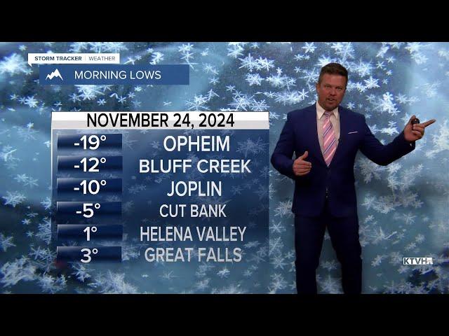 Cold Airmass Staying for Thanksgiving