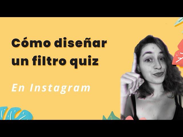 Diseña tu filtro de Instagram quiz o de respuesta aleatoria 