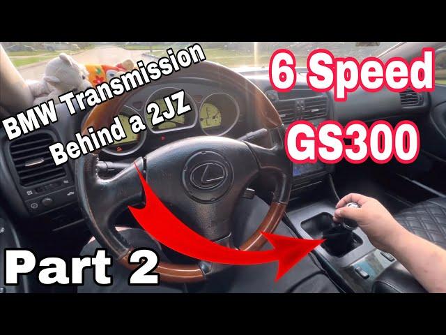 GS300 Manual Swap Part 2 - BMW ZF 6 Speed Transmission To 2JZ Using Collins Adapter Plate