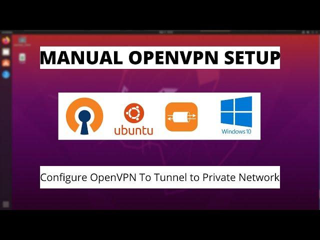 Manual Lab Setup For OpenVPN Server & Tunnel Two Clients [ Linux & Windows ] To Reach Web Server.