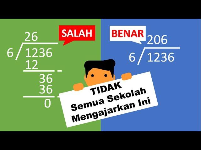 Cara Pembagian Bersusun / Porogapit (Konsep yang Benar)