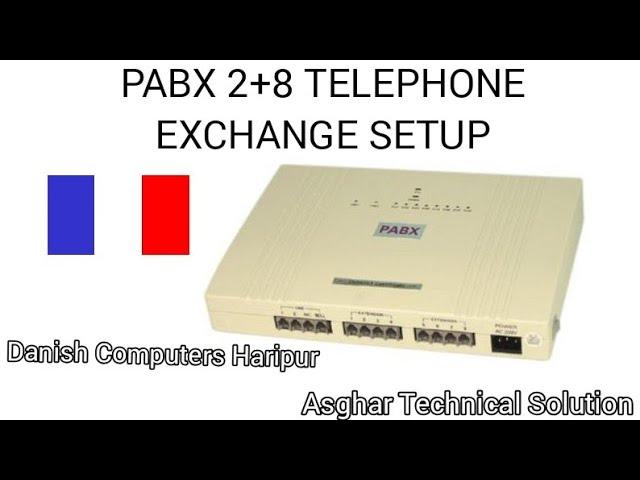 PABX telephone Exchange setup and Call transfer