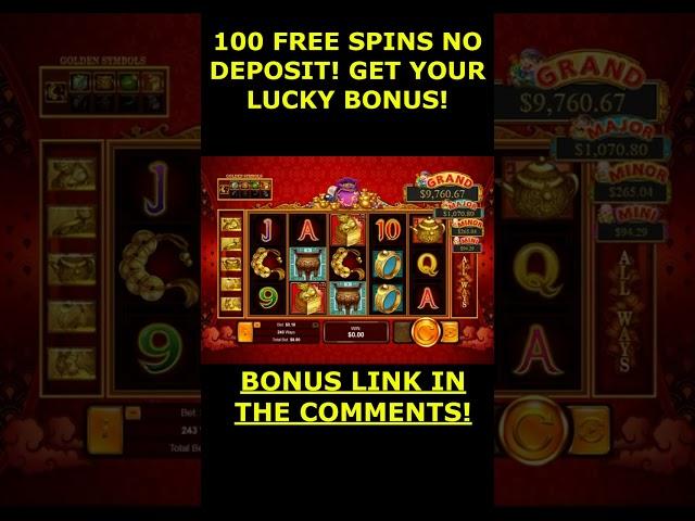 Get Your Lucky Casino Bonus - 100 Free Spins No Deposit