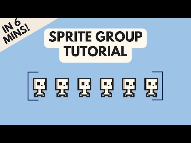 Pygame Sprites And Groups Explained!