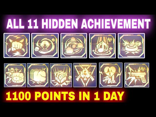 How to Complete All Hidden achievement in 1 day || All hidden achievement mission in Freefire