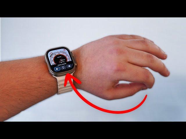 How To Control Your Apple Watch With GESTURES - Without Other Hand! (Series 4 and later)