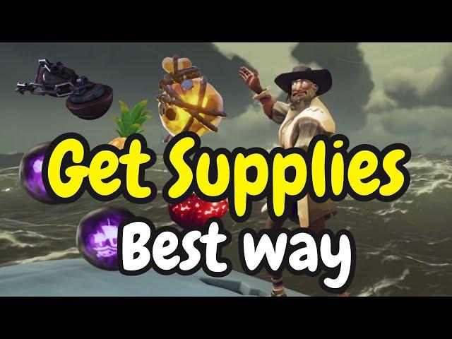 Sea of Thieves Gather BEST Supplies FAST