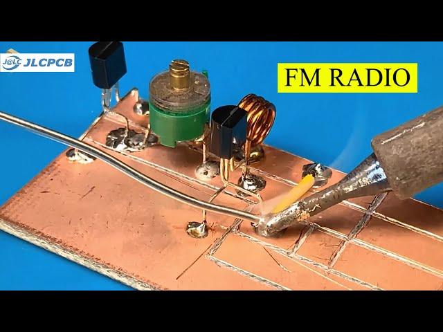 How to Make PCB Board in 3 Ways and Create FM Radio Receiver Project ? JLCPCB