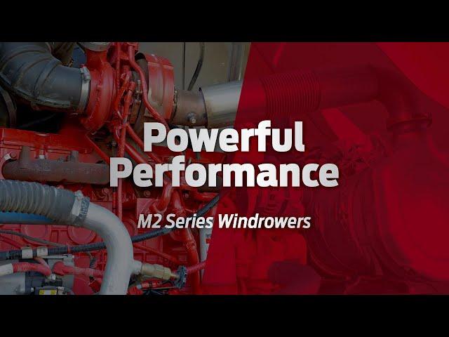 Powerful Performance - M2 NT (Narrow Transport) Series Windrowers