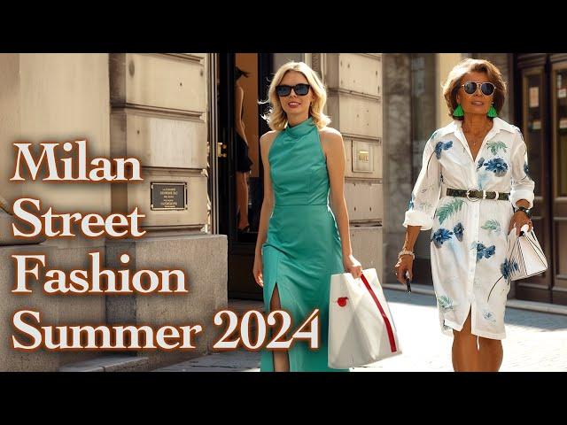  Italian Street Fashion 2024. The latest fashion trends. Beautiful summer outfits