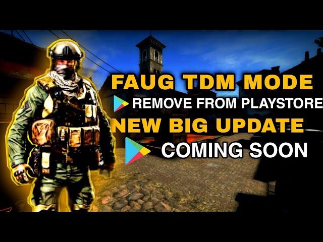 Faug New Update | Faug Tdm Mode Remove From playstore | Avs Gaming Yt