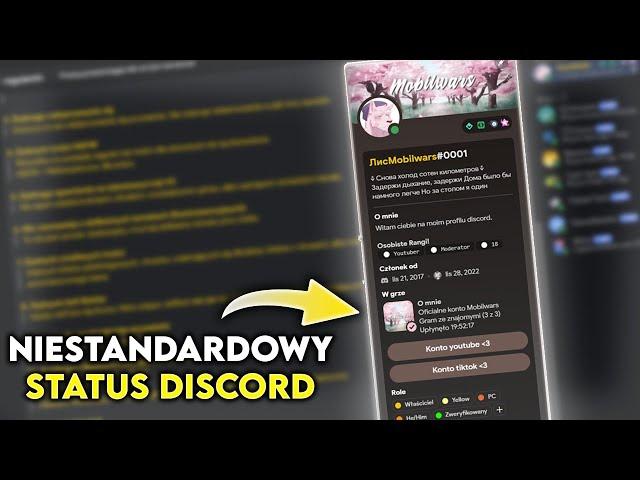 Jak mieć niestandardowy status discord |Poradnik|