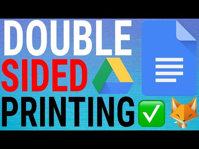 How To Print Double Sided on Google Docs