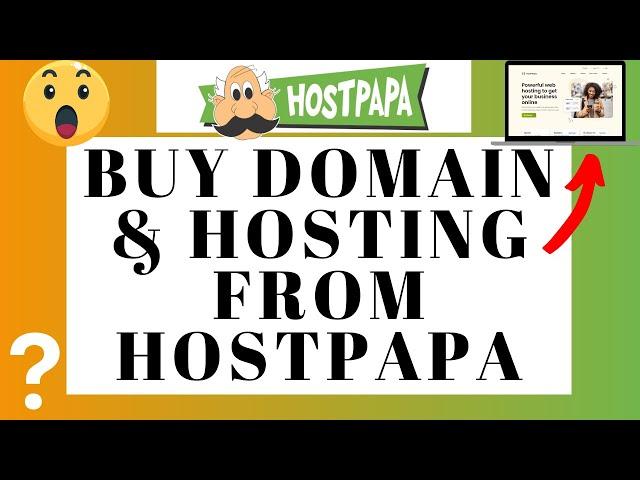 How To Buy Domain & Hosting From HostPapa (2023)  | HostPapa Tutorial