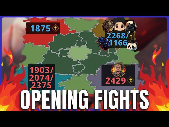 Heroic Anthem Pass 4 Opening Fights! (2268/1166 vs 2429) in Rise of Kingdoms