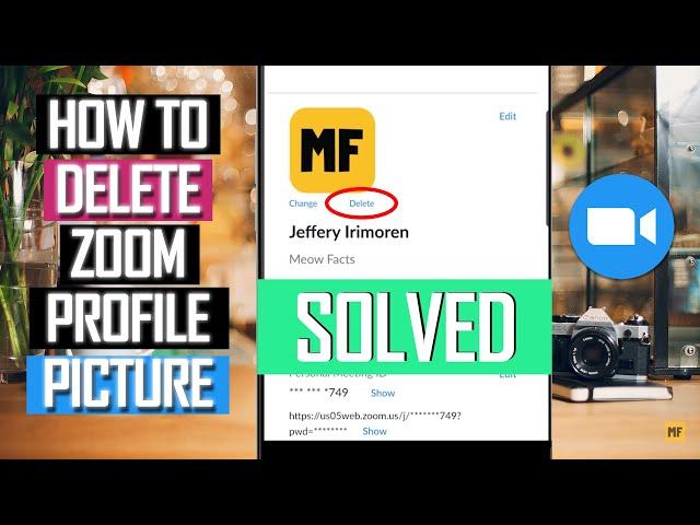 How to Delete Zoom Profile Picture