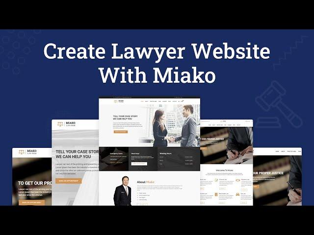 Create Lawyer and Law Firm Website With Miako WordPress Theme