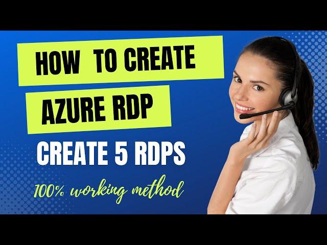 How to Create Azure RDP 4GB | 8GB | 16GB | 32GB | 64GB | Azure RDP Creation