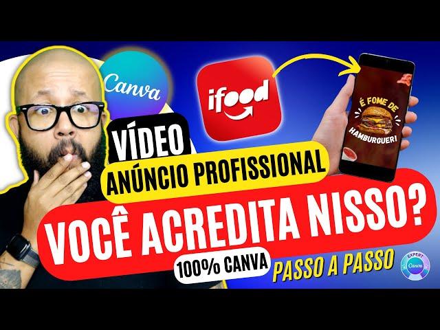 VOCÊ ACREDITA? Como FAZER VÍDEO anúncio CANVA, Story Animado CANVA 