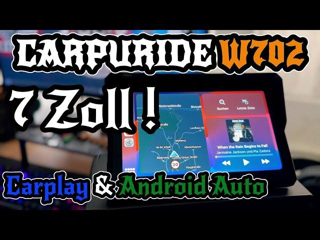 CARPURIDE W702 | Carplay fürs Motorrad mit 7 Zoll Display