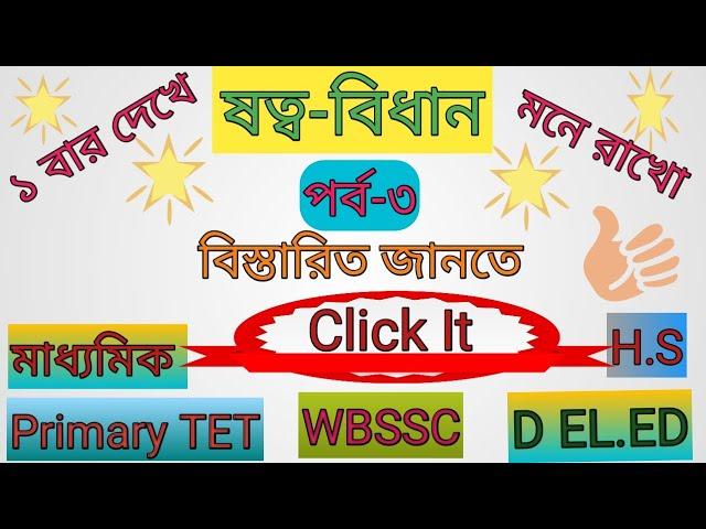 ষত্ব-বিধান । ষত্ব-বিধান পর্ব-৩ । ষত্ব-বিধি । নিত্য মূর্ধন্য ষ । স্বাভাবিক ষত্ব । Bangla grammar