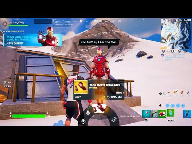 Fortnite JUST ADDED This in Todays Update! (Iron Man Boss)