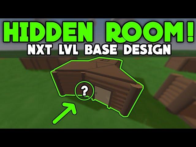 Unturned Amazing New Base Design with Secret Stash Room!