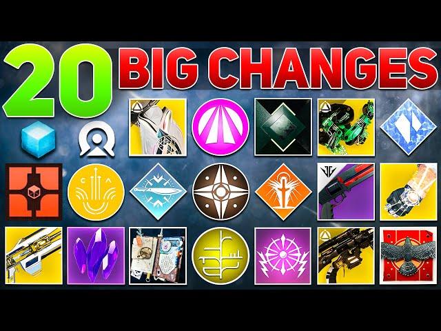 The 20 BIGGEST Changes Coming With The Final Shape (TOMORROW!) | Destiny 2