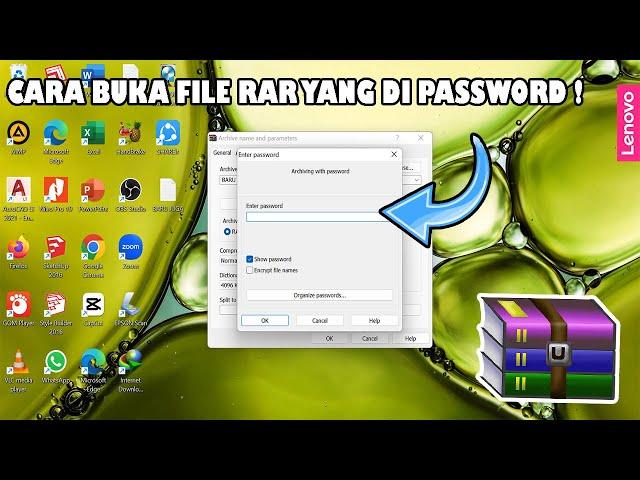 Cara Membuka File RAR Yang Terkunci Password Tanpa Software 100% Berhasil