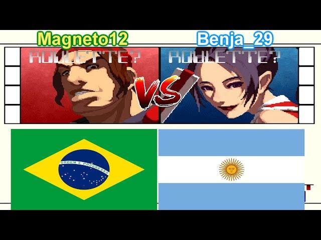 KOF 2001 - Magneto12 [Random] vs Benja_29 [Random] FT10